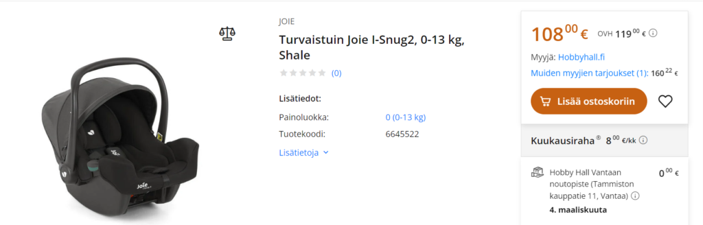 Joie i-Snug 2